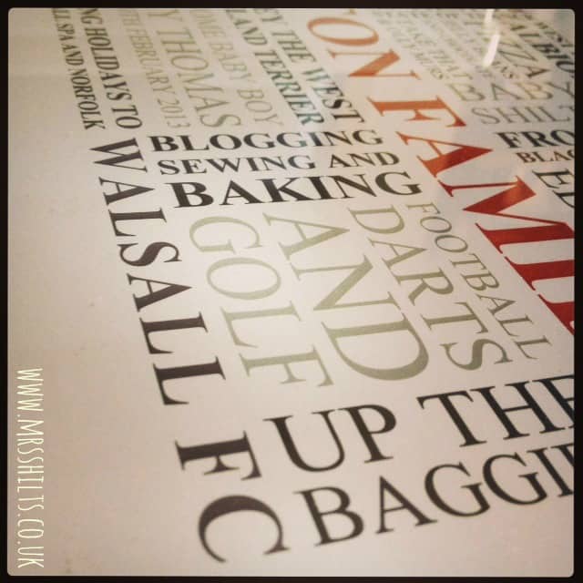 personalised family print