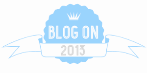 blog on 2013 badge