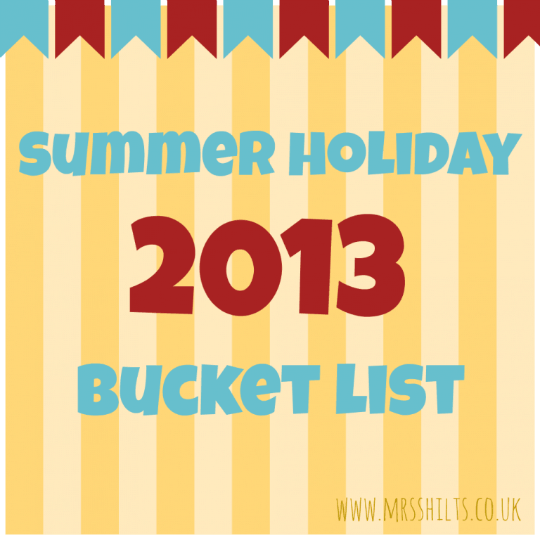 summer holiday bucket list badge