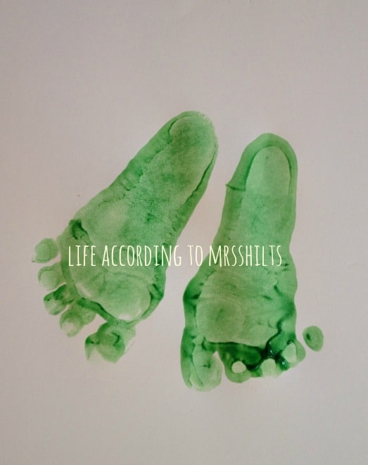 footprint christmas trees 4