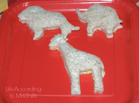 animal cutter sandwiches