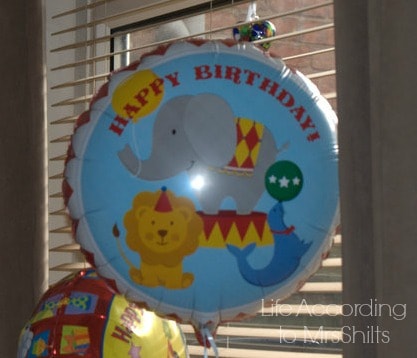 circus helium balloon