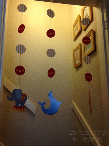 circus hanging decorations
