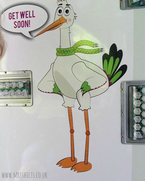 get well soon bird in helicopter