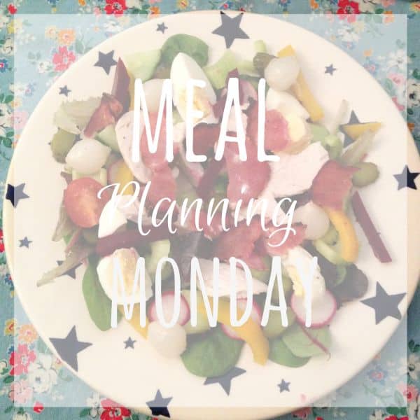 Meal Planning Monday 14th September 2015
