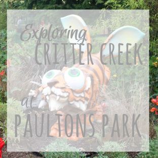 Checking out Critter Creek at Paultons Park