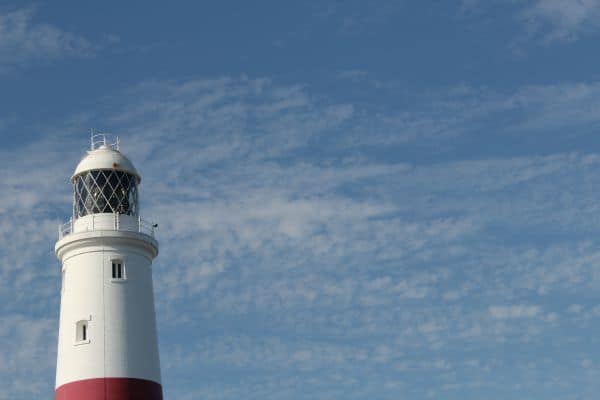 The glorious Portland Bill Lighthouse on Portland
