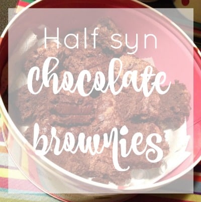 Slimming World Half A Syn Chocolate Brownies