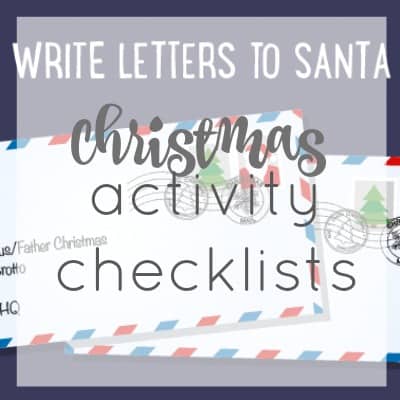 The Christmas Holiday Activity Checklist