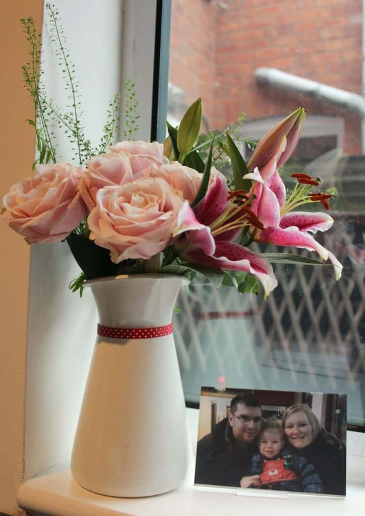 Scented Lily and Rose hand-tied bouquet