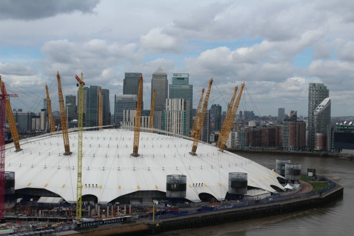 View from Emirates Air Line