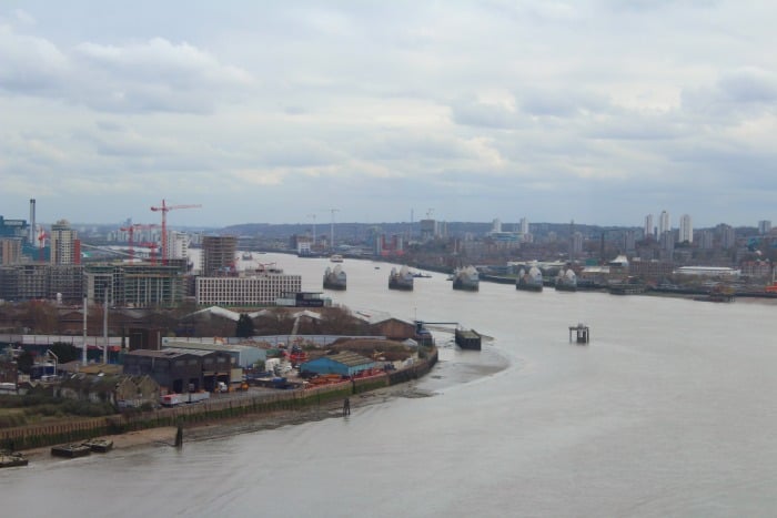 View from Emirates Air Line