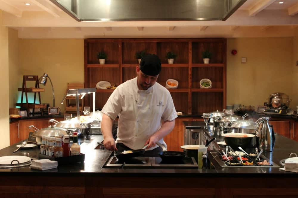 Worsley Park Marriott Hotel breakfast