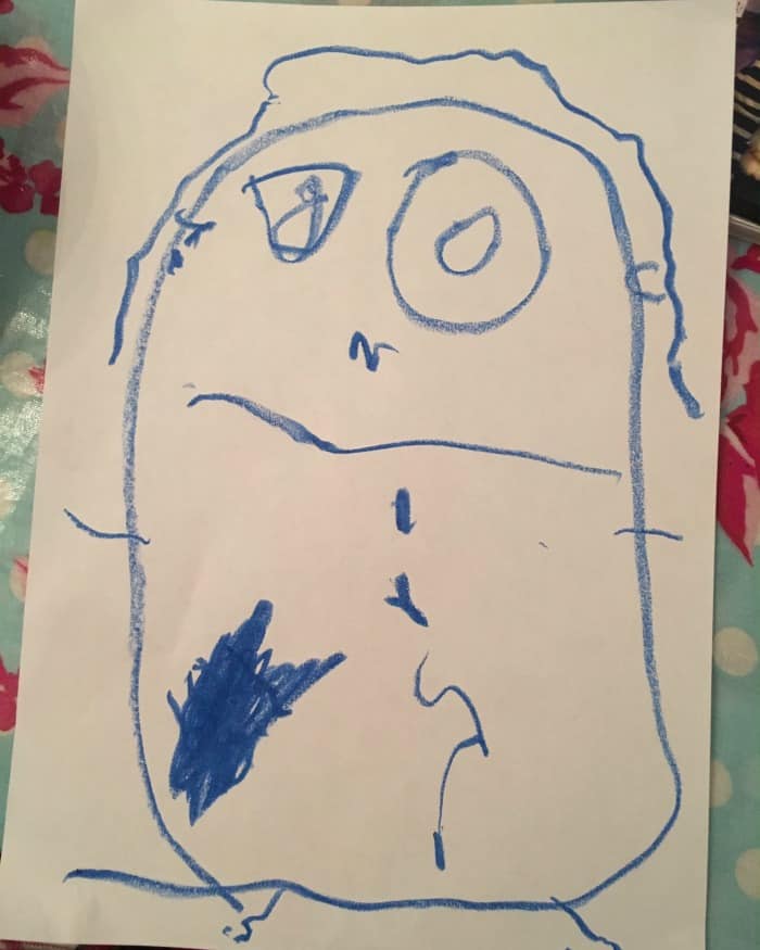 Olly drawing