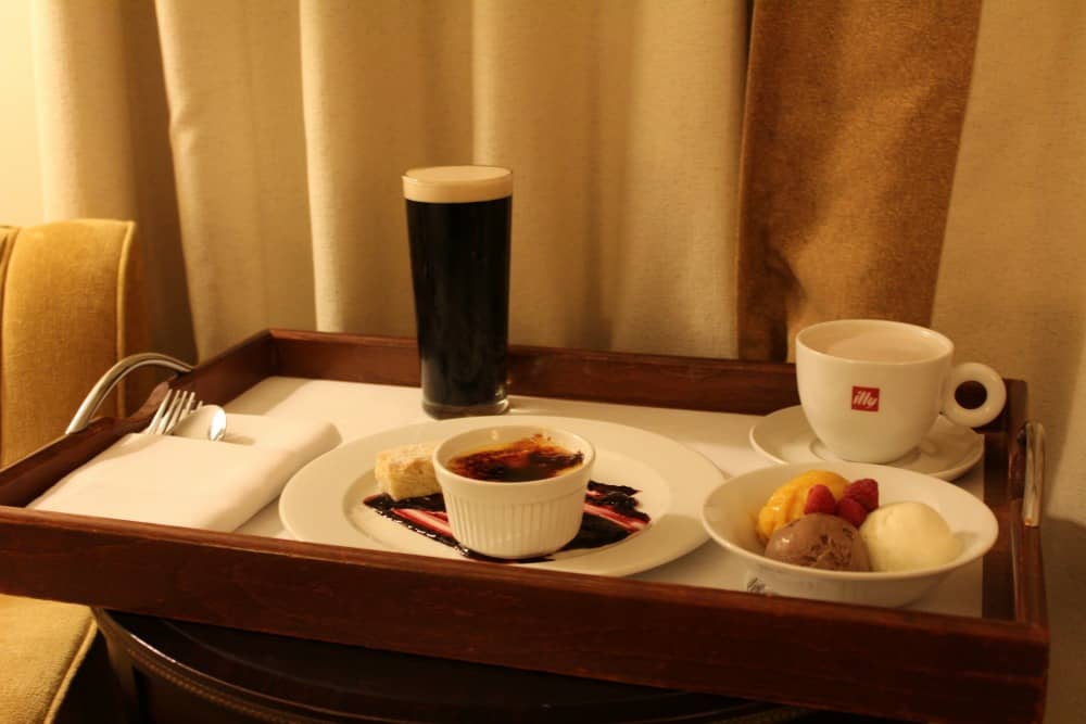 Worsley Park Marriott Hotel room service