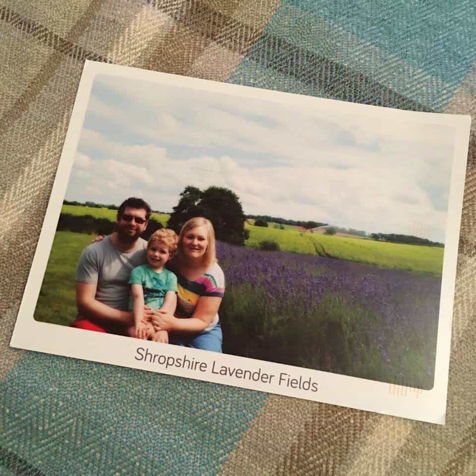 Shropshire Lavender postcard