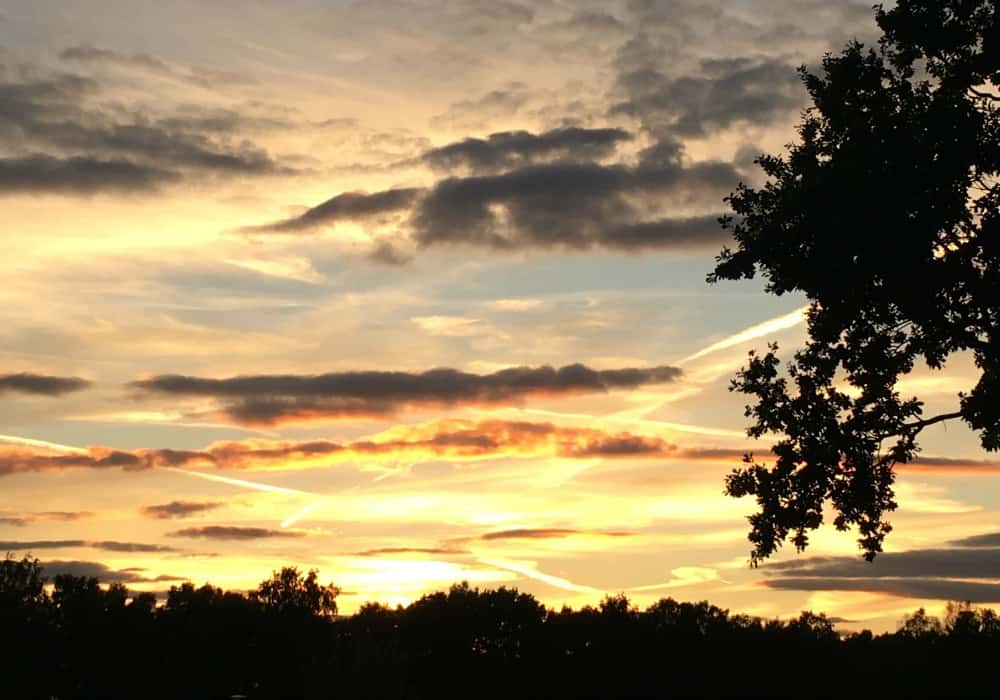 Sunset sky