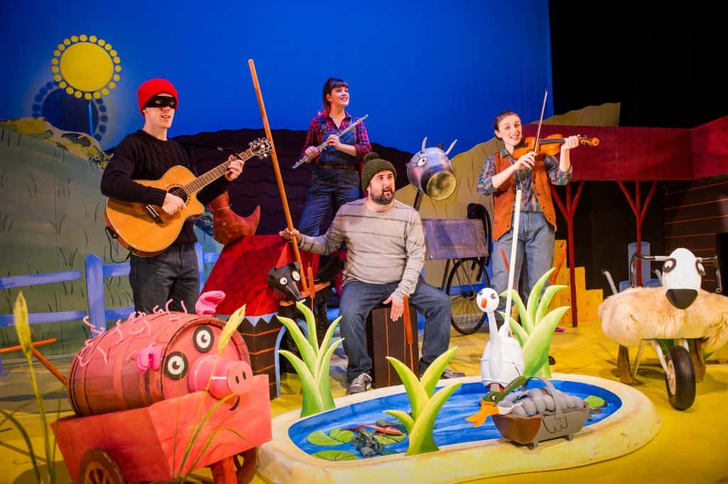 What The Ladybird Heard - Julia Donaldson and Lydia Monks - Arts Depot, Finchley - 10 October 2013 Producers - Kenny Wax and Matthew Gregory Director - Graham Hubbard Designer - Bek Palmer actors include - David Heywood