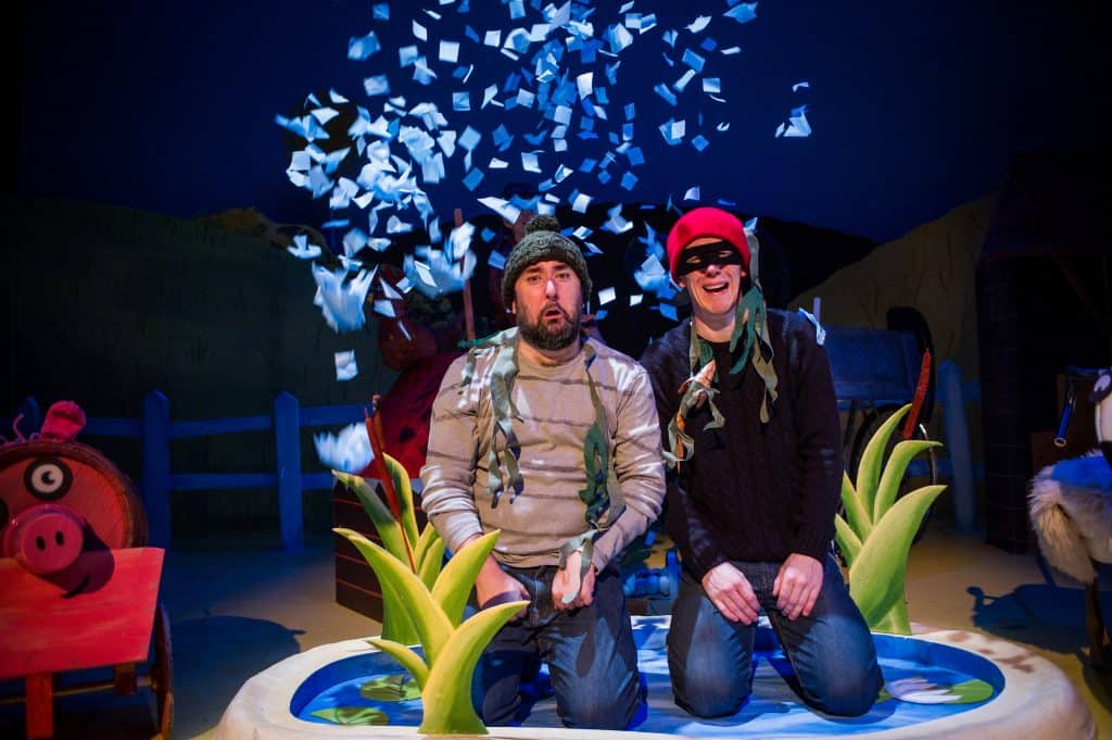 What The Ladybird Heard - Julia Donaldson and Lydia Monks - Arts Depot, Finchley - 10 October 2013 Producers - Kenny Wax and Matthew Gregory Director - Graham Hubbard Designer - Bek Palmer actors include - David Heywood