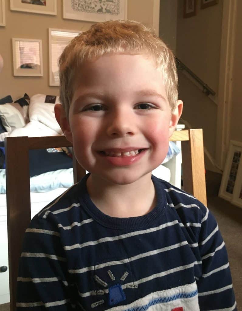 Olly hair cut January 2017