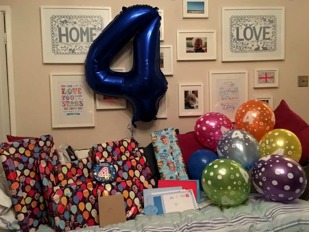 fourth Birthday presents