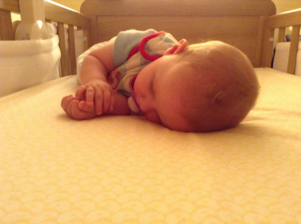 Olly newborn sleeping 