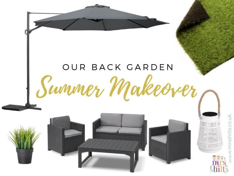 Our back garden summer makeover