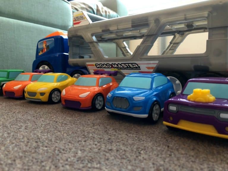 Big Steps Vroom Super Car Transporter from Smyths Toys