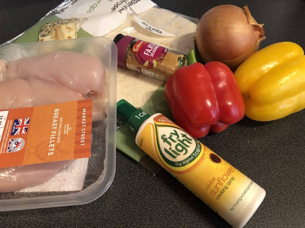 Frylight Chicken Fajitas