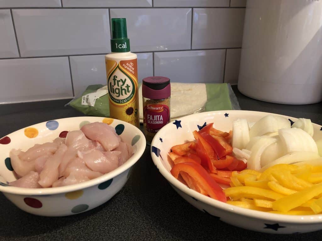 Frylight Chicken Fajitas