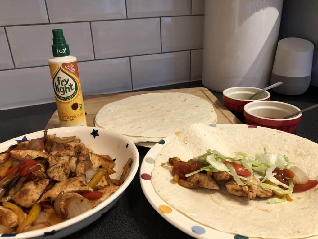Frylight Chicken Fajitas