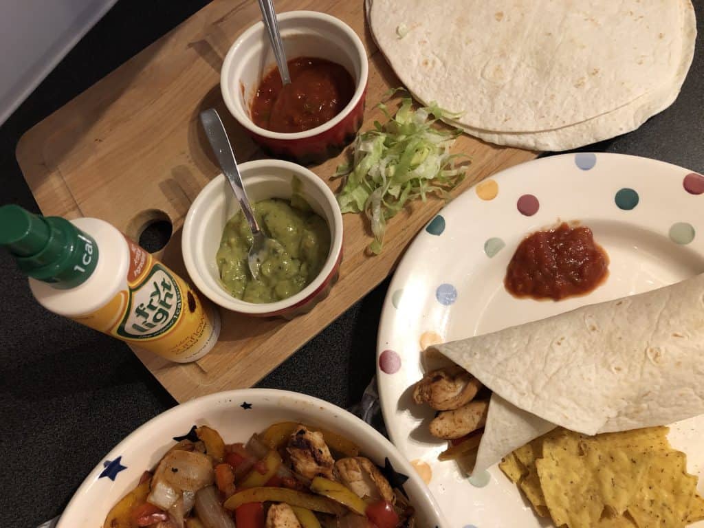 Frylight Chicken Fajitas