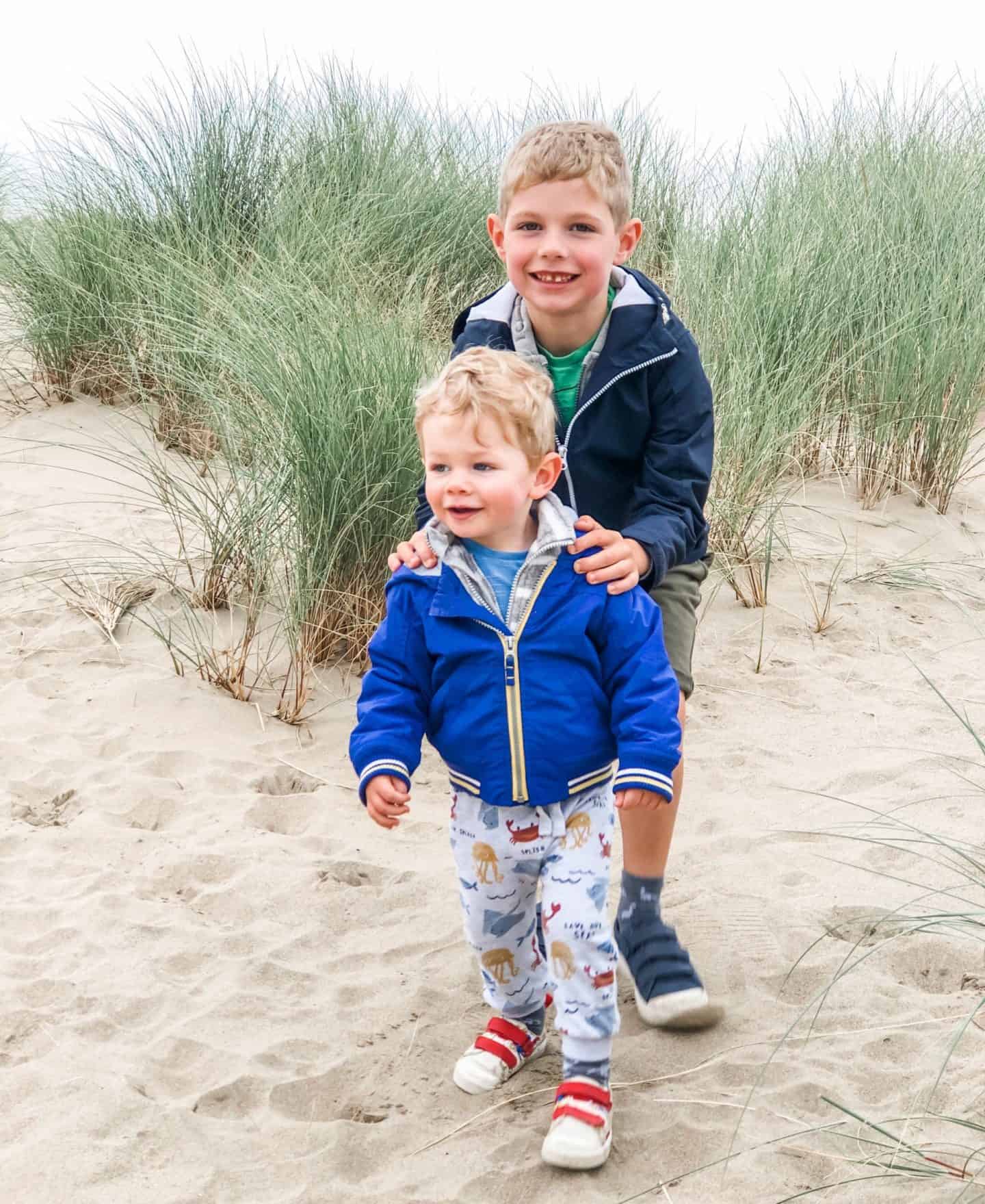 Boys in Barmouth - Siblings October 2019