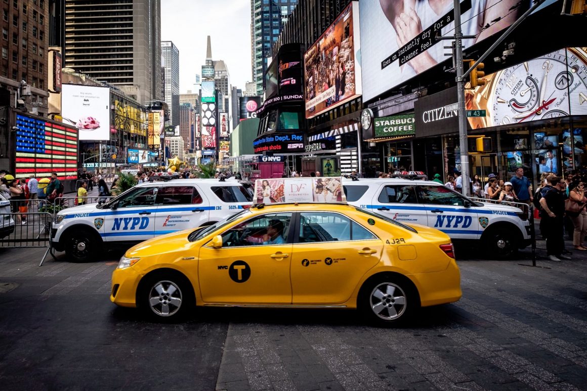 Yellow Taxi Cab New York City