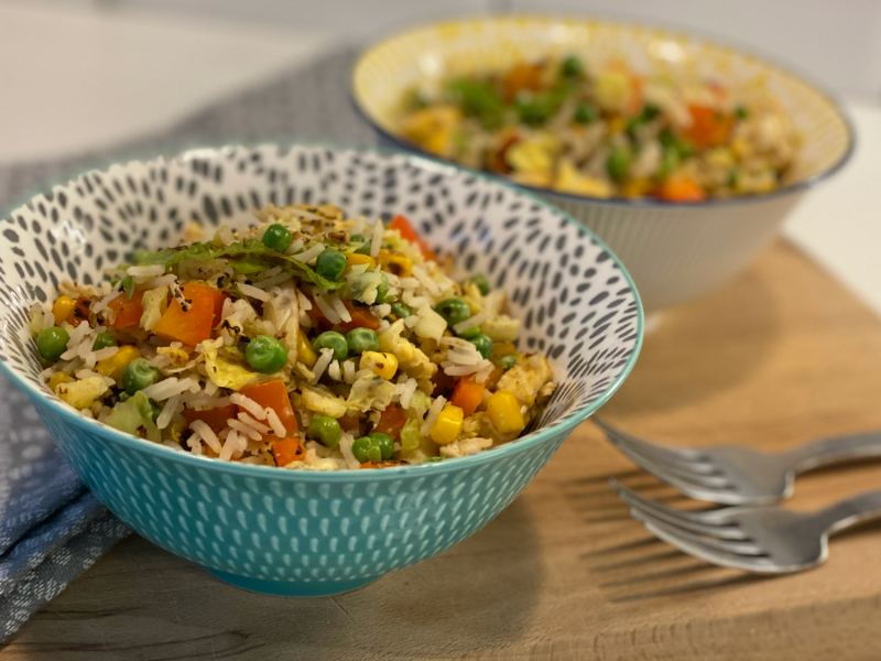Rainbow Fried Rice