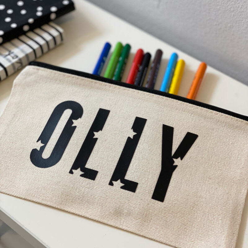 Personalised pencil case