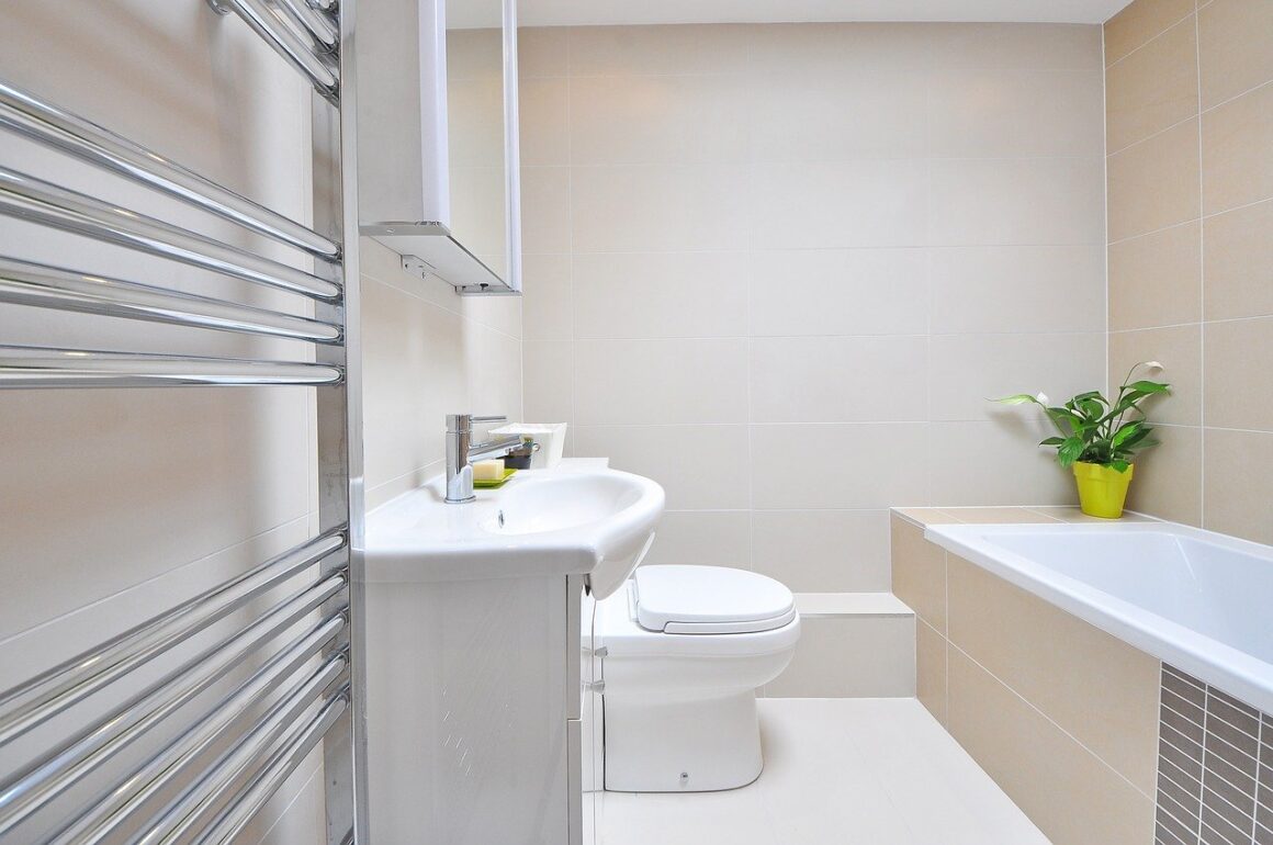 white bathroom