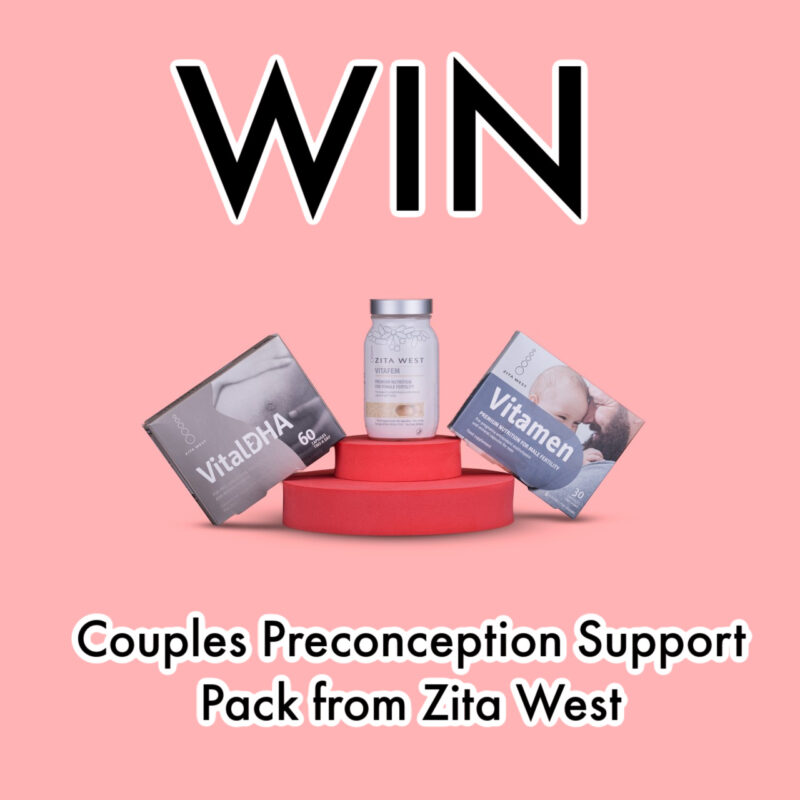 Win a Couples Pre-Conception Support Pack from Zita West // AD