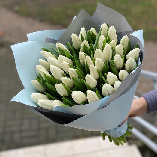 White tulips
